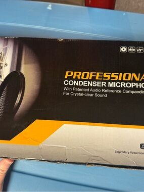 Professional Condenser Microphone - Black